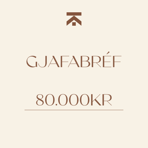 Gjafabréf Tekk 80.000kr
