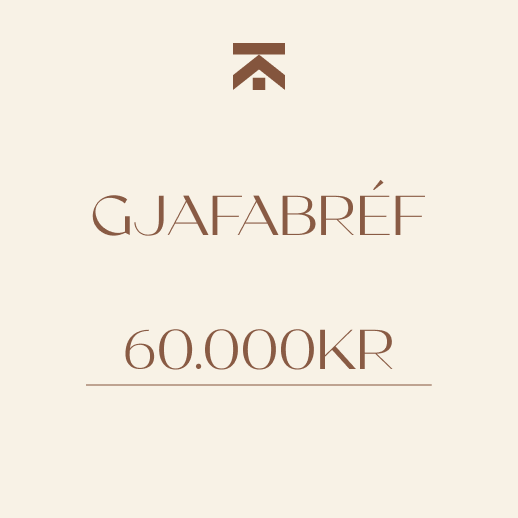 Gjafabréf Tekk 60.000kr