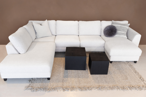 [0020130] Larvik Chaise+2,5+opencorner in Austin beige - Sérpöntun