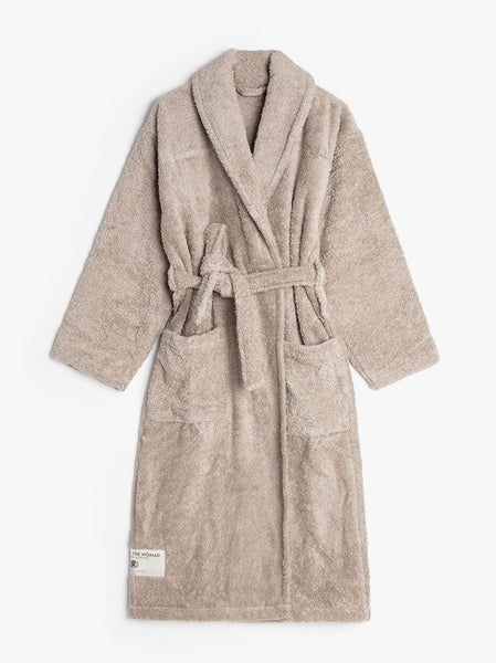 [042500020] Terry baðsloppur beige S/M