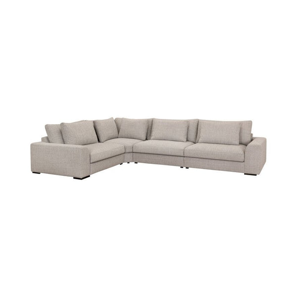 Burrow hornsófi vinstri - Opal Linen