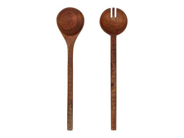 [02240981-S2] Hommage salatáhöld walnut