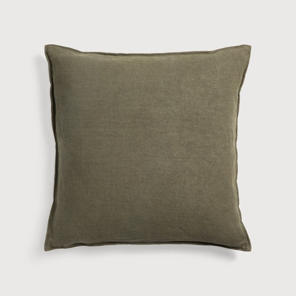 [3521170] Lin púði olive 50x50 cm