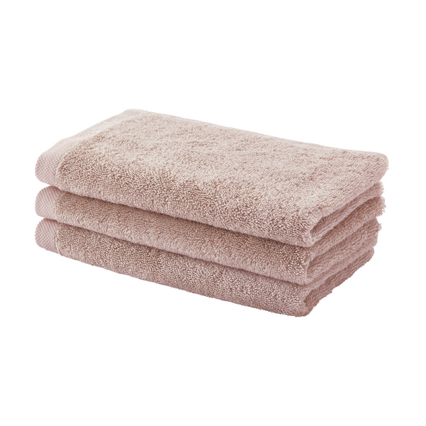[052LONTWG-87] London - Guest towel - 30x50 cm - Dusty pink