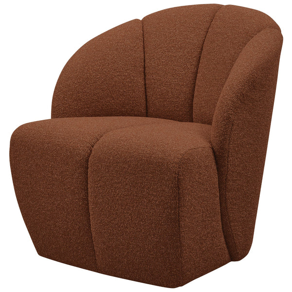 [011377463-RM] Mojo hægindastóll bouclé rust brown melange