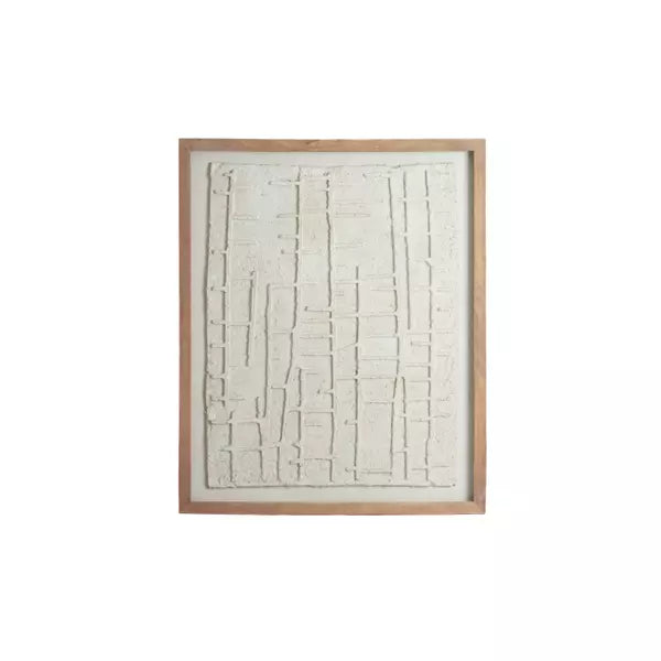 [0127491943] Haipa veggmynd 90x74cm cream
