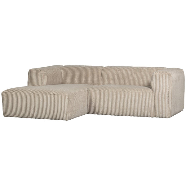 [011377432-RR] Bean tungusófi vinstri ribcord travertine
