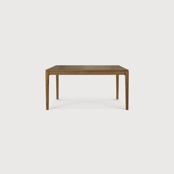 [3510151] Teak bok brown borðstofuborð stækkanlegt 140-220cm