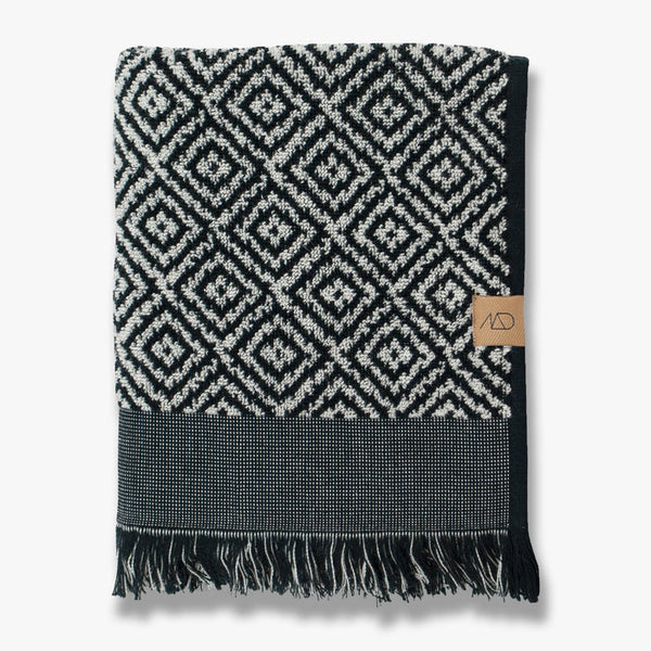[0190055] MOROCCO Towel 50 x 90 cm, black/white