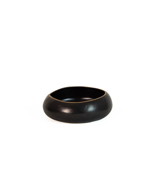 [04713560136] Alcoa Small Salad Bowl black