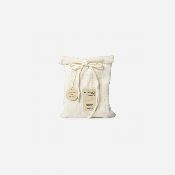 [03238MUSLIN] Koddaver muslin cotton Chai Latte 50x90cm 2stk