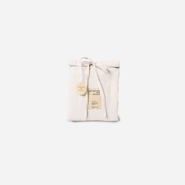 [03211KHAKI33] Koddaver bómull Smokey Latte 50x70cm 2stk