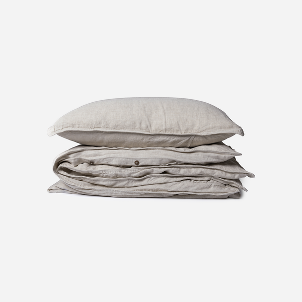 [032NATUR001] Rúmföt hör Smokey Latte 140x200cm