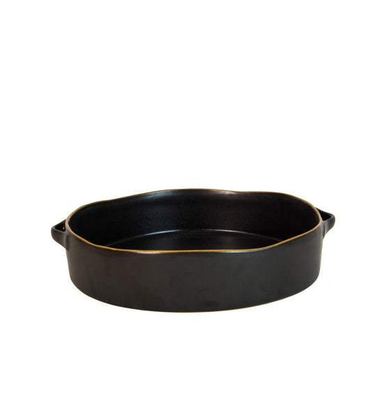 [04713640136] Alcoa Large Round eldfast mót black