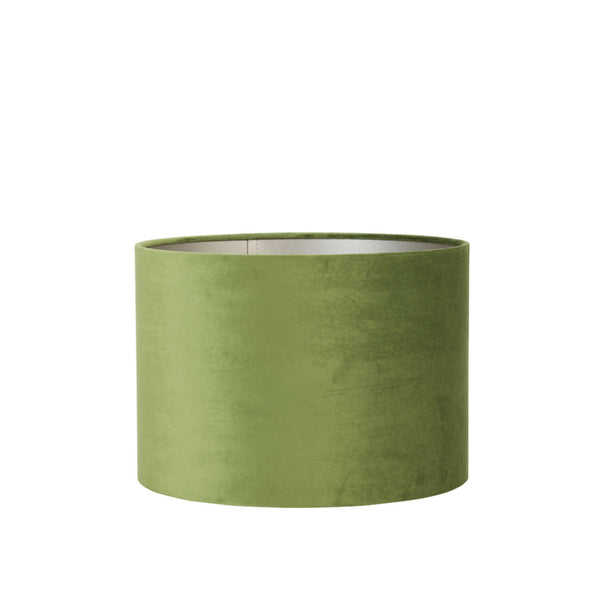[0122235058] Shade cylinder 35-35-30 cm VELOURS olive green