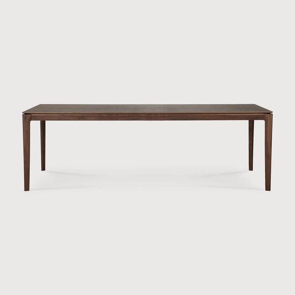 [3510692] Teak Bok Brown borðstofuborð 240cm