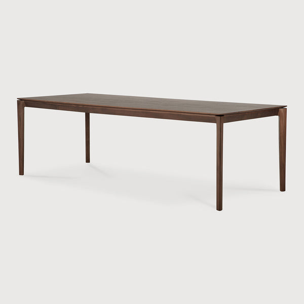 [3510691] Teak Bok Brown borðstofuborð 220cm
