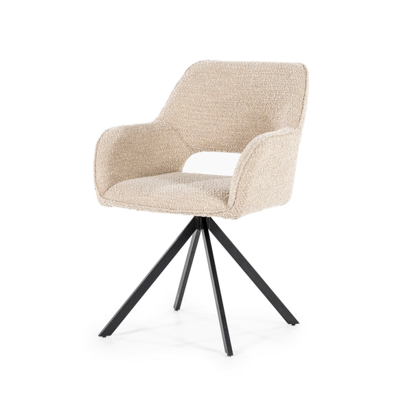 [01595836] Fabio borðstofustóll sand spark