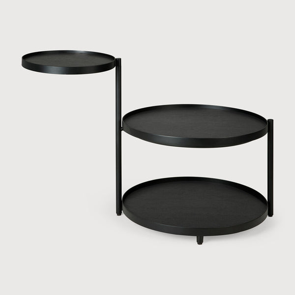 [3520729] Swivel bakka hliðarborð round black