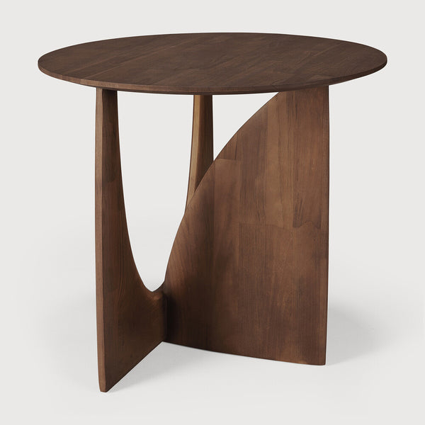 [3510196] Geometric hliðarborð teak brown