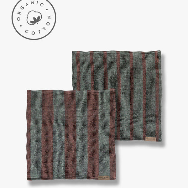 [010ELVCLO65] Elvira dish cloth 33x33 cm Pine green 2/pk