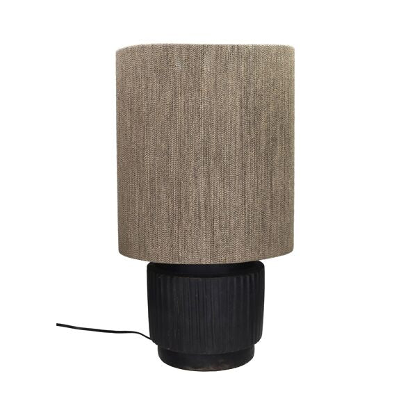 [02240487-BLA-15] Cordoba - table lamp - terracotta / jute