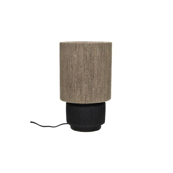 [02240487-BLA-05] Cordoba - table lamp - terracotta / jute