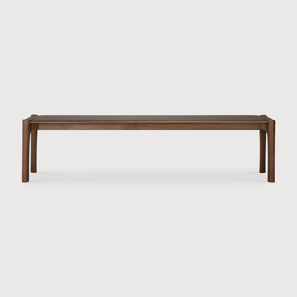 [3511554] Pi bekkur teak brown 186cm