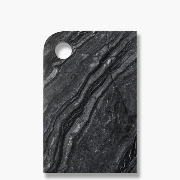[019MARBOM98] MARBLE Bretti, millilstærð svart/grátt
