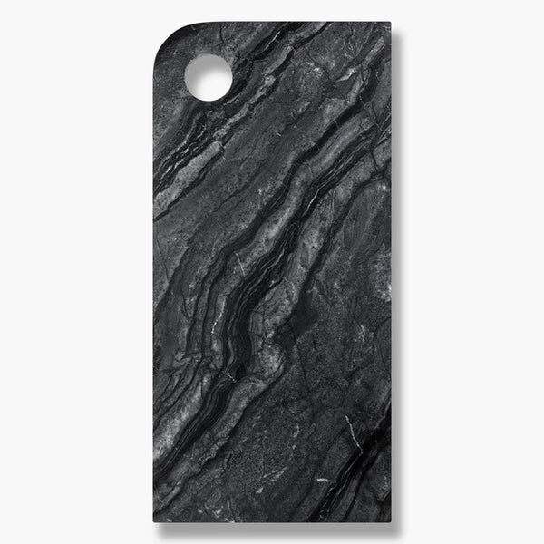[019MARBOL98] MARBLE Bretti Stórt svart/grátt