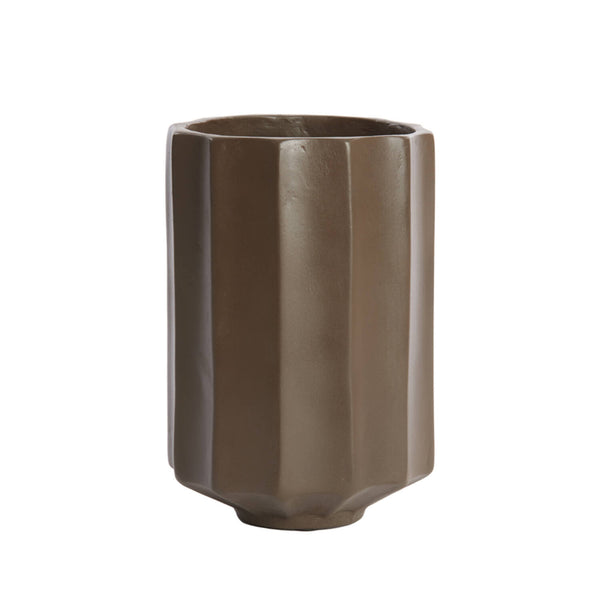 [0125860064] Blómapottur deco SALOU brúnn