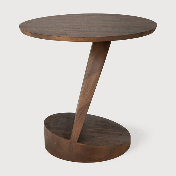 [3510186] Oblic hliðarborð teak brown