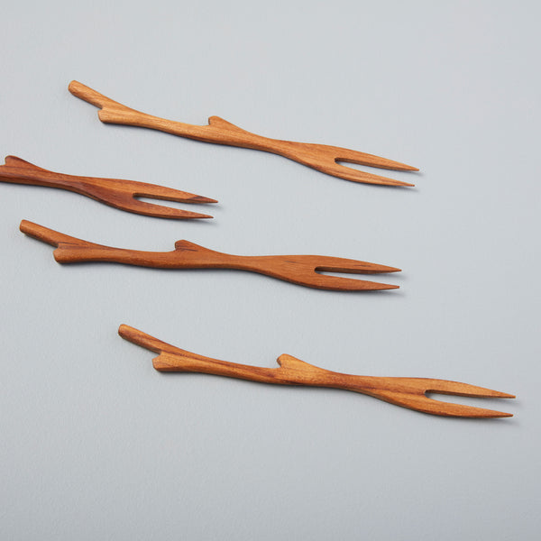 [00539125] Tekk Twig gafflar, Set/ 4
