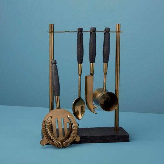 [0058522] Arendal Aged Bronze Hanging BarTool Set