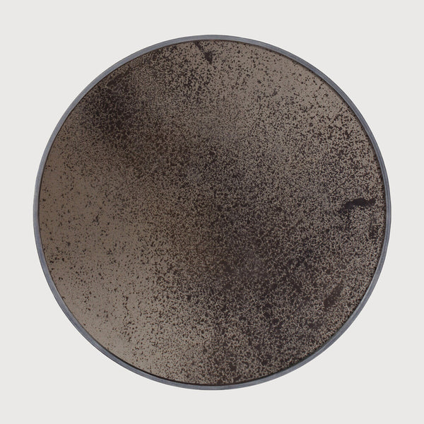 [3520613] Aged spegill  - Bronze - viðar rammi