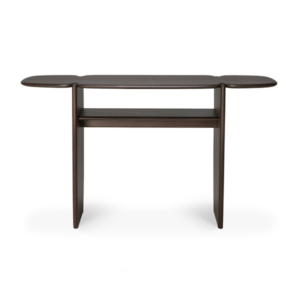 [3535009] PI hliðarborð - dökkbrúnt mahogany