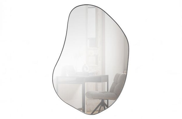 [011373940-Z] ROMEE ORGANIC MIRROR METAL BLACK 100x70CM