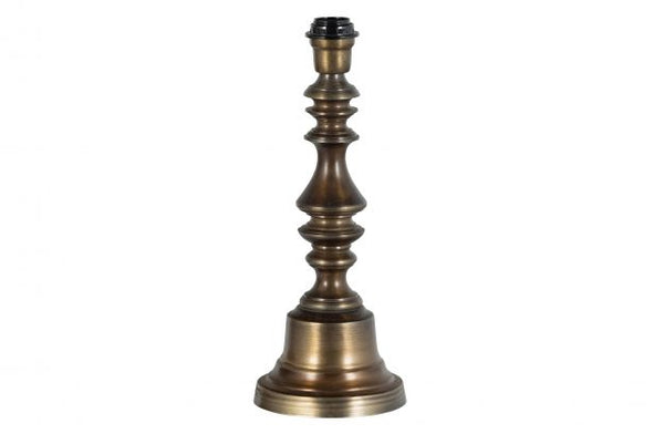 [011801157-B] OHM BASE TABLE LAMP ANTIQUE BRASS