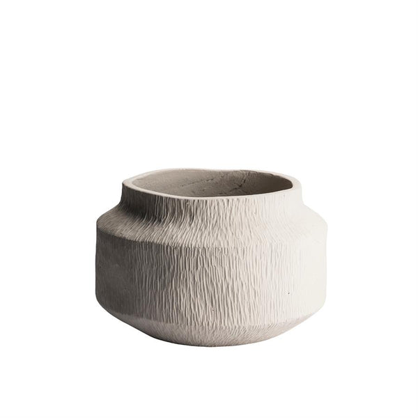 [02086020] Chato blómapottur taupe 38x24,5