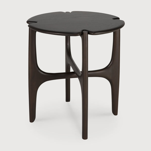 Mahogany PIdark brown side table