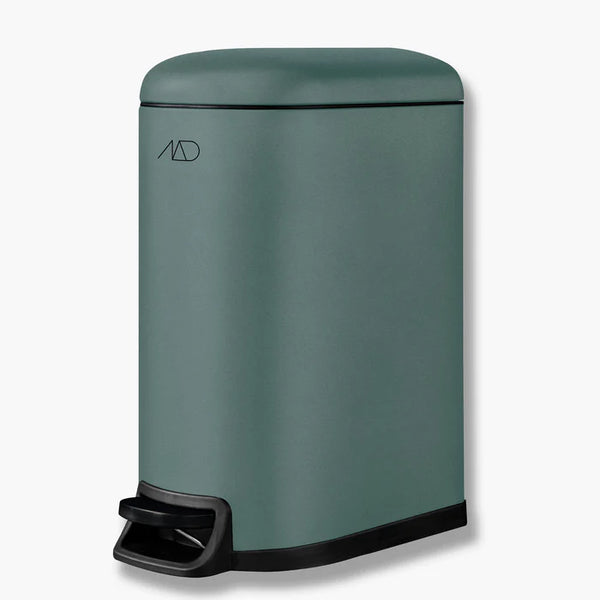 WALTHER pedal bin Pine green 10 ltr.
