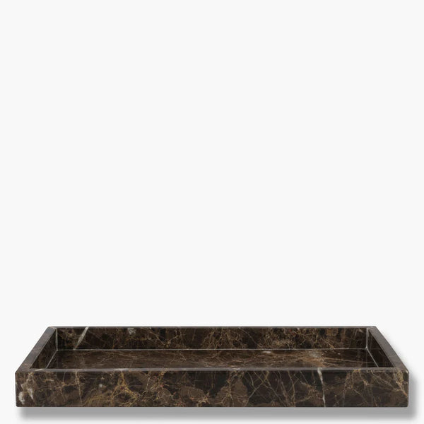 [0190297] MARBLE deco tray Brown