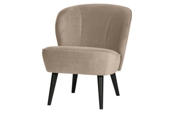 [011375690-KG] SARA ARMCHAIR VELVET KHAKI