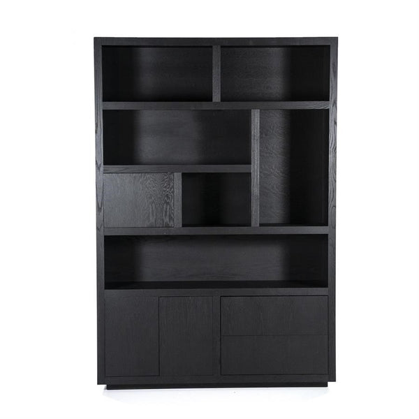 [01595725] Helsinki Cabinet 150x220cm 3drs 2 dr blac