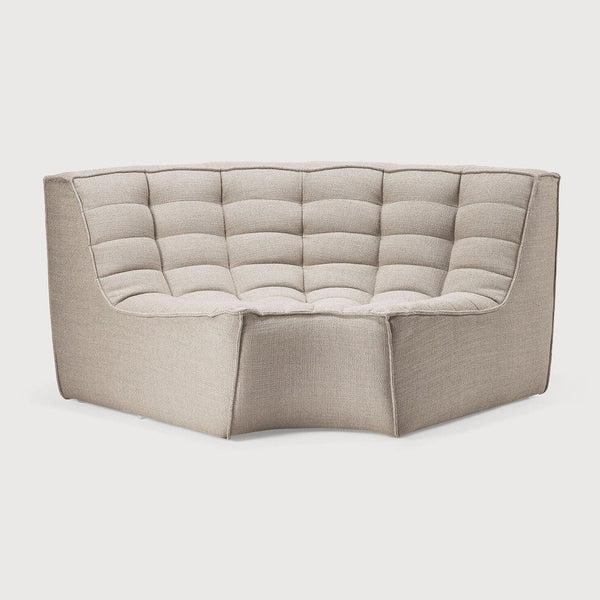 [3520212] N701 sófi  - rúnað horn - beige