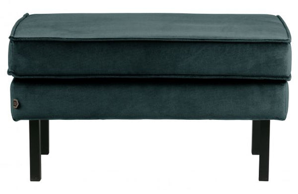 [011800897-198] Rodeo hocker on legs velvet teal