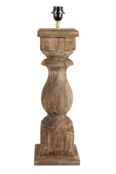 [0127027783] Lamp base square 19x19x64 cm CADORE woodweather ba