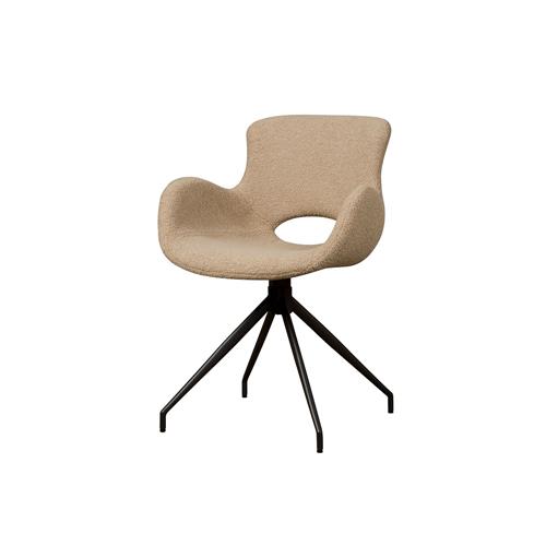 [008AI0126] Campo armchair - fabric Teddy MJ8-3 Light brown