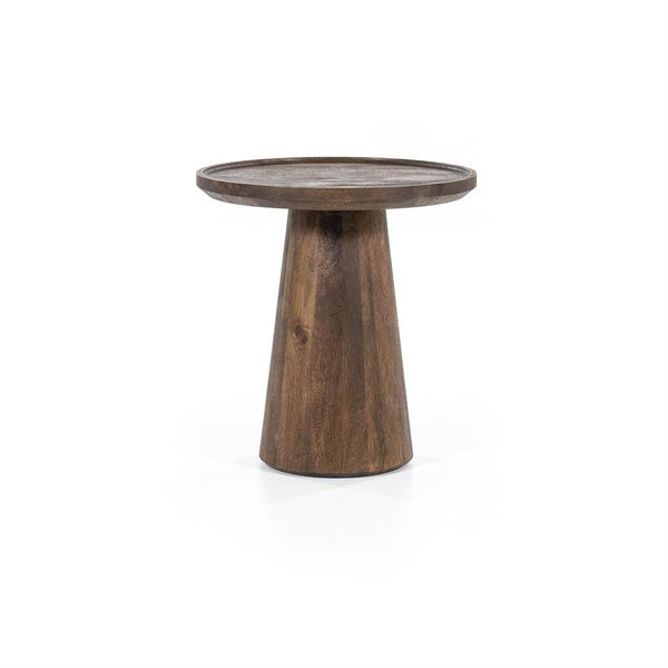 [01595650] Side table Ron 46x49 - brown
