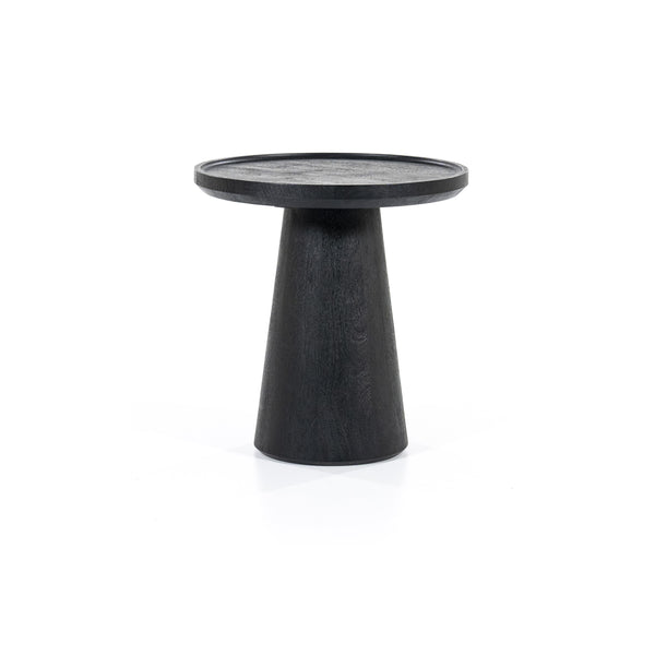 [01595651] Side table Ron 46x49 - black